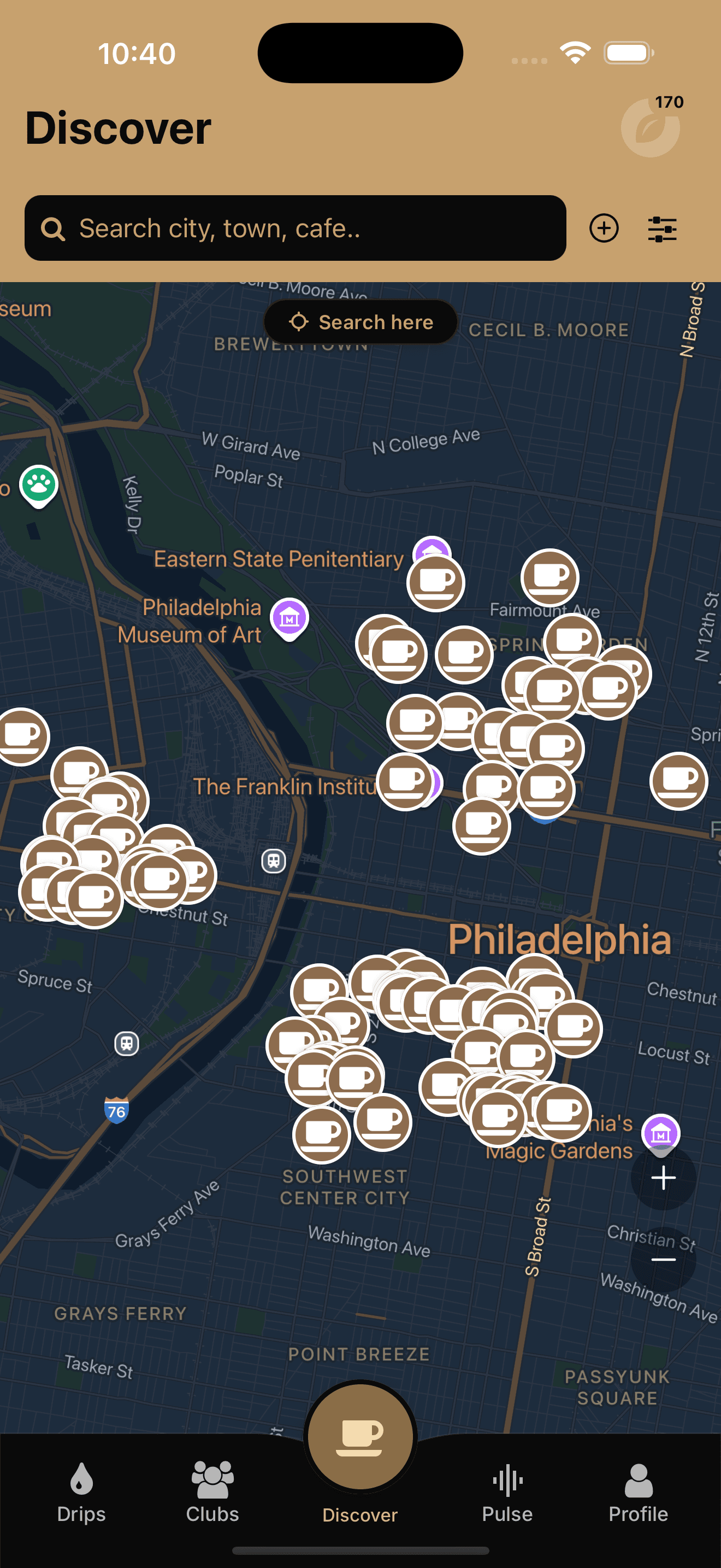 Cortado App Screenshot