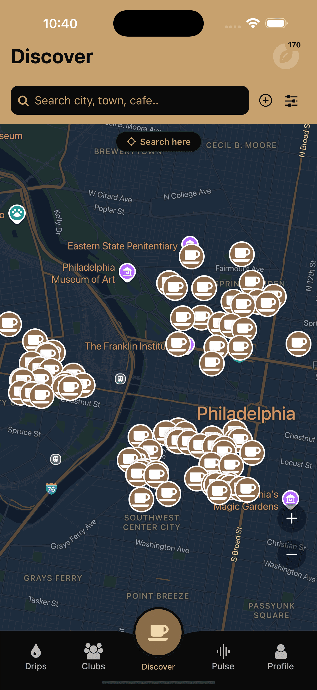 Cortado App Screenshot